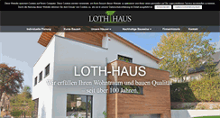 Desktop Screenshot of loth-haus.com
